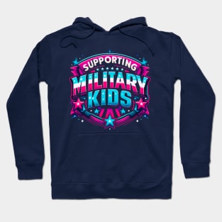 Military Kids, Brave Purple up Souls Hoodie